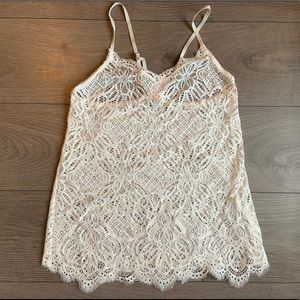 NEW Victoria’s Secret Cream Lace Camisole Tank